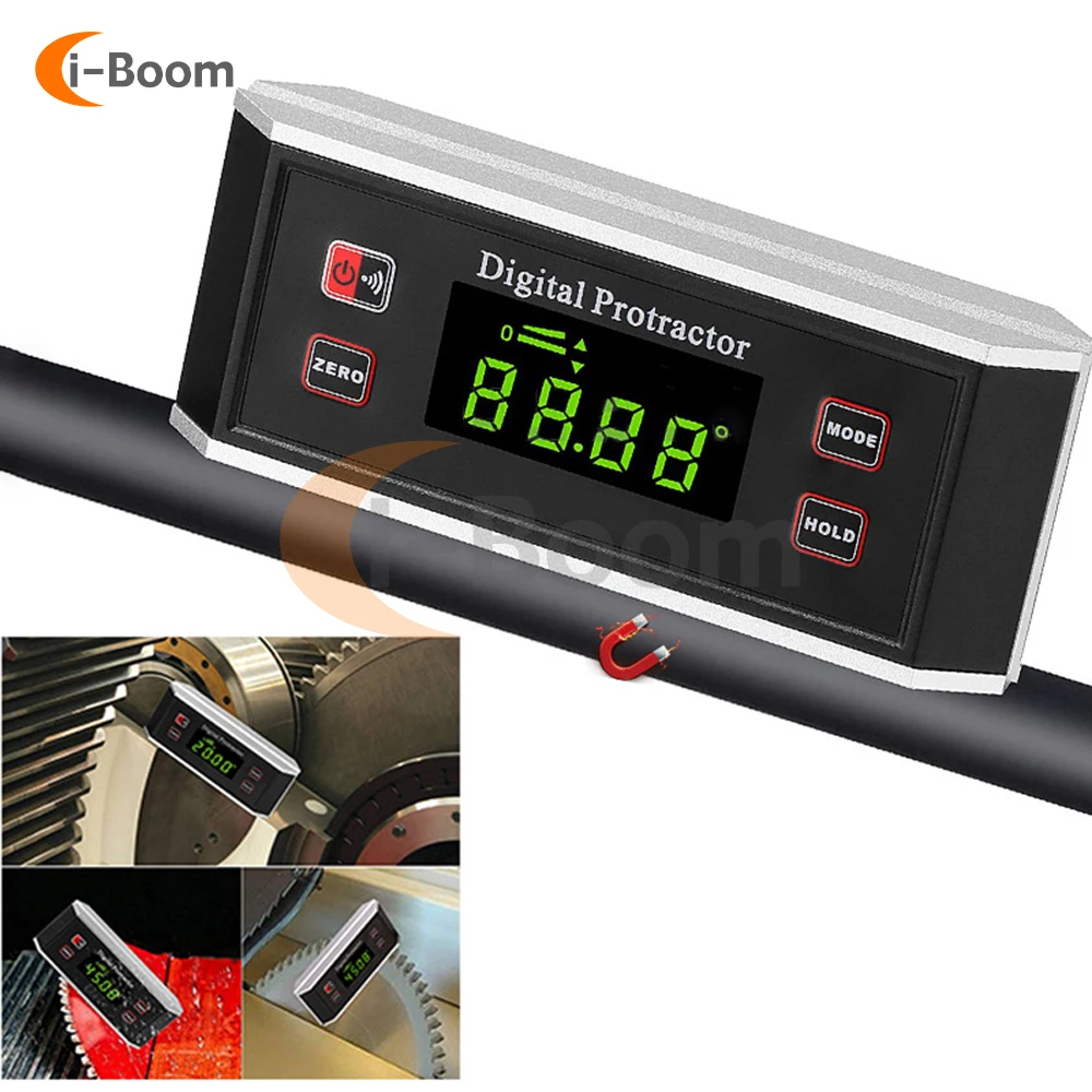 Protractor Digital Angle Gauge Inclinometer Magnetic Electronic Level LCD Digital Display Gauge Angle Measuring Instruments