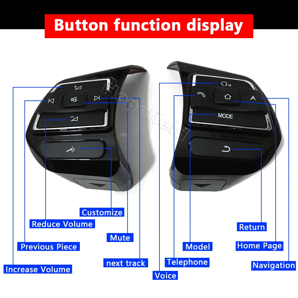 Multifunction Audio Volume DVD Phone Switch Car Steering Wheel Buttons For VW polo Golf Jetta Santana Bora Sagitar Accessories