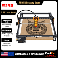 ACMER Laser Engraver Diy Laser Cut Engraving Machine For Engrave Wood Logo Painted Metal Acrylic Glass Leather