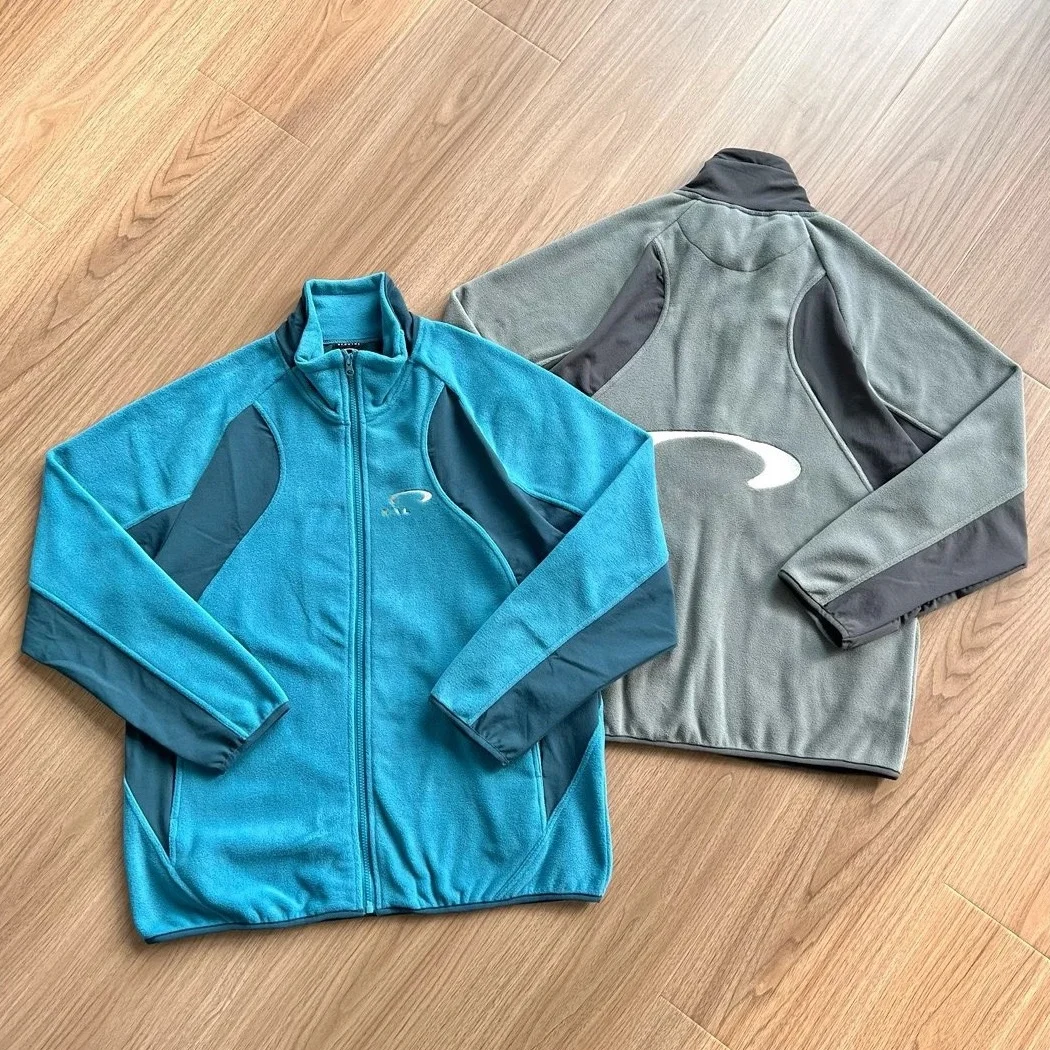 

Pa X Oak 25 New Joint Name Skiing Series Fce Zipper Hoodie Jaet Men's Loose Fit Long Sve Warm Casual Color