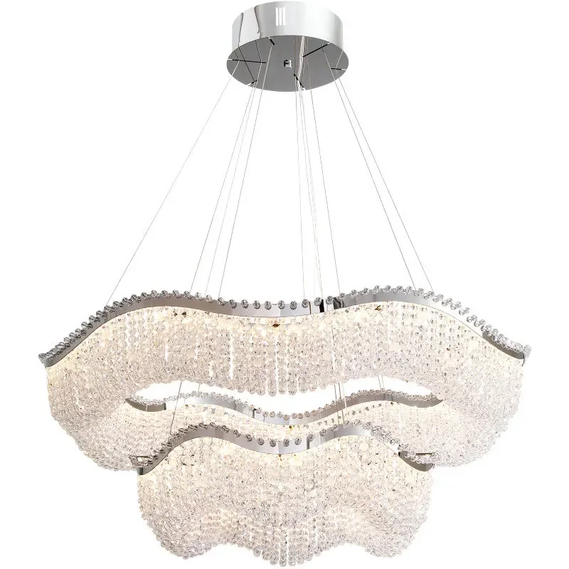 The new crystal chandelier from the French living room clothing store light  lamp  lamps aesthetic