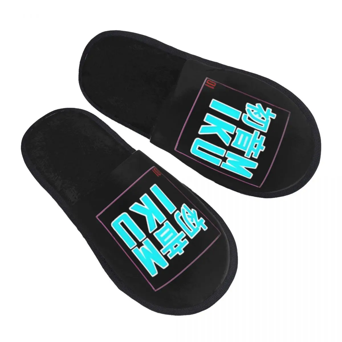 

Miku Hatsune Miku Cotton Slippers Living Room Soft Memory Foam Slides Non Slip