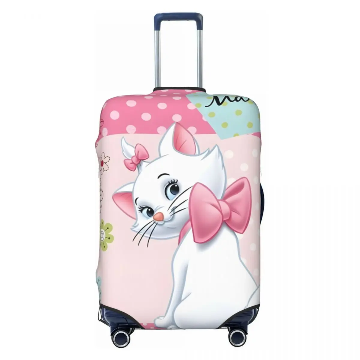 

Marie Cat The Aristocats Luggage Cover Elastic Kitten Travel Suitcase Protective Covers Suit For 18-32 inch