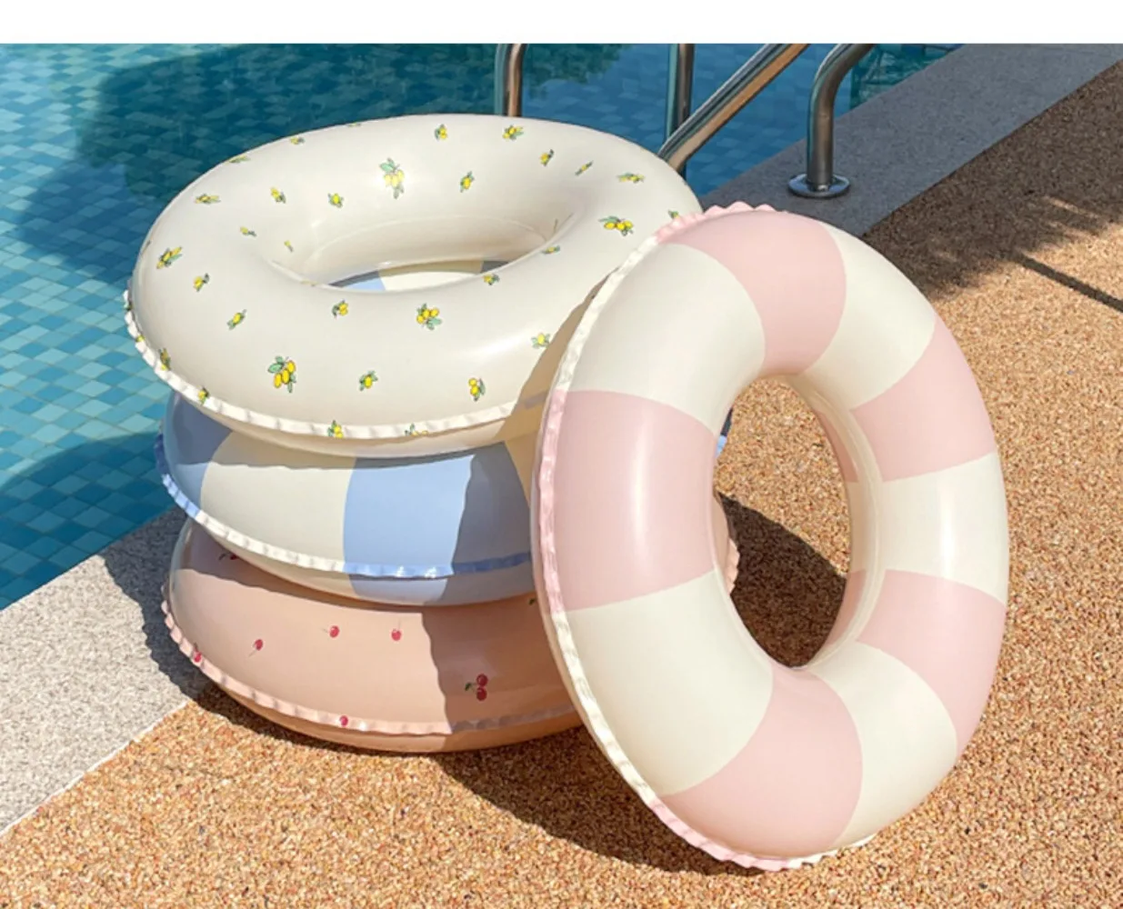 Kinder Schwimmen Kreis Anfänger Erwachsene Verdickte Anti-rollover Schwimmen Ausrüstung Niedlichen Cartoon Baby Schwimmen Kreis