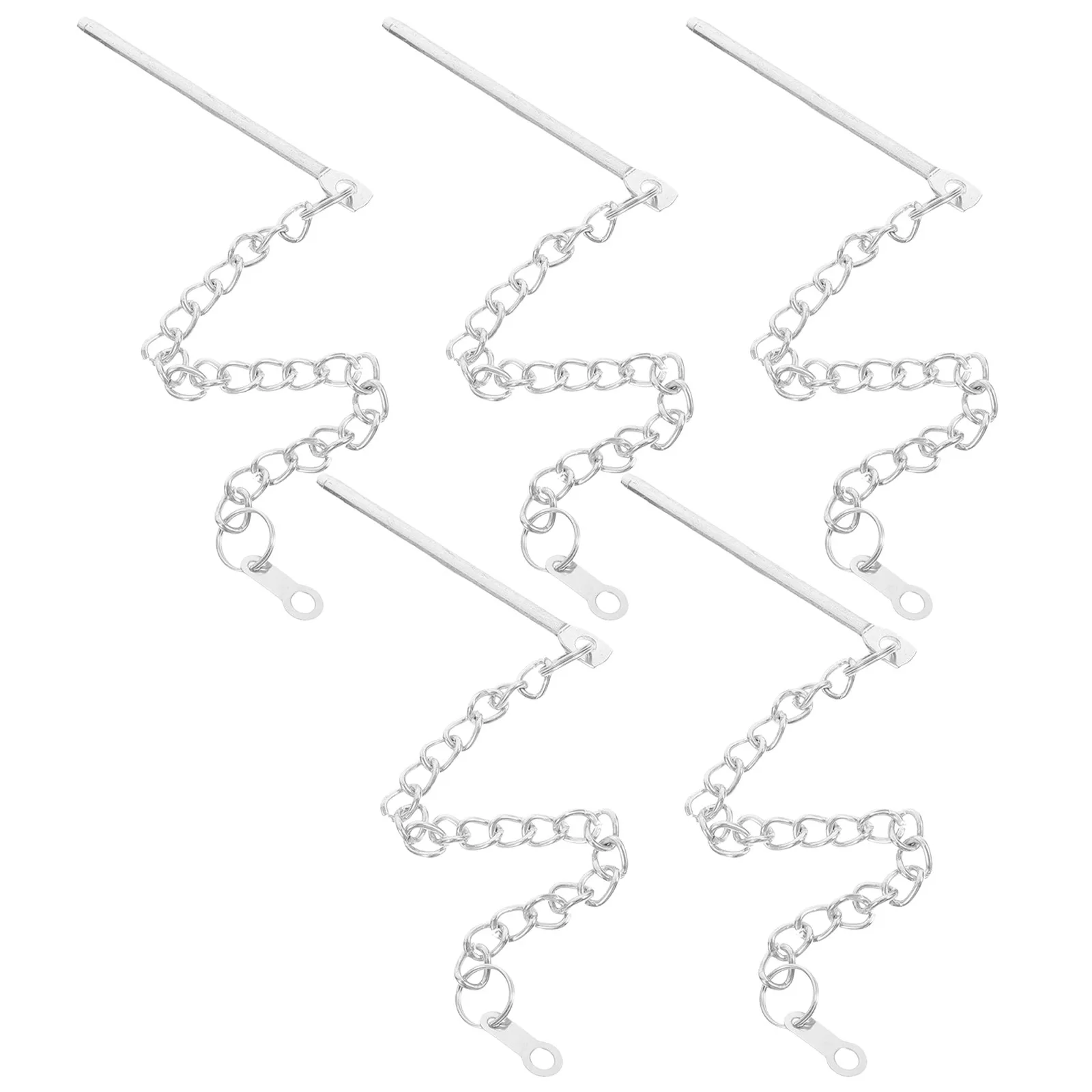 5Pcs Patio Umbrella Pin Chain Secure Locking Repair Fixed Fastener Outdoor Patio Garden Parasol Replacement Hardware Accessory