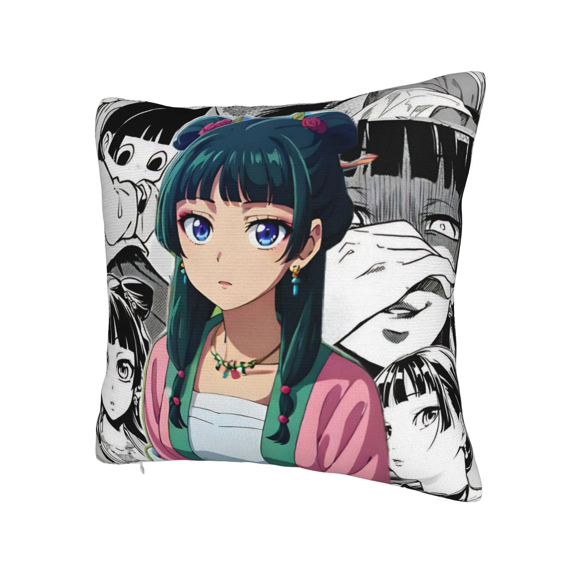 The Apothecary D-Diaries Maomao  Pillow Covers Merch Soft Cushion Cover Gift  Throw Pillow Case Cover Seat Multiple Sizes