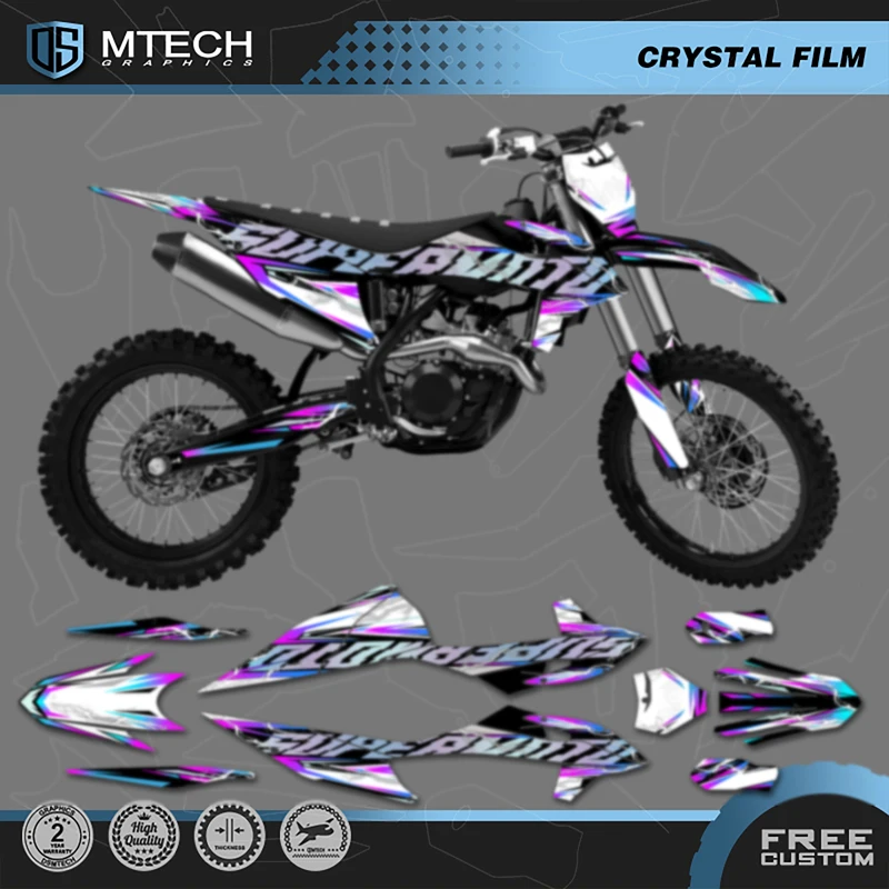 

DSMTECH Custom Team Graphics Backgrounds Decals Stickers Kits For KTM SX SXF XC MX 19-22 EXC XCW Enduro 20-23 125 to 500cc 010