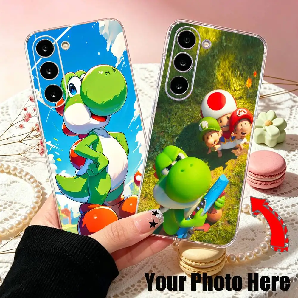

Super-M Marios Yoshi Game Phone Case For SamsungA10,12,20,21S,30,31,40,50,51,52,70,71 Transparent Cover