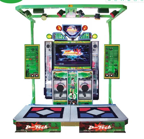 Wholesale Manufacturer 2 Player Cubic Revolution Drum Dance Arcade Game Machine 55" Monitor 110V/220V Compatibility English