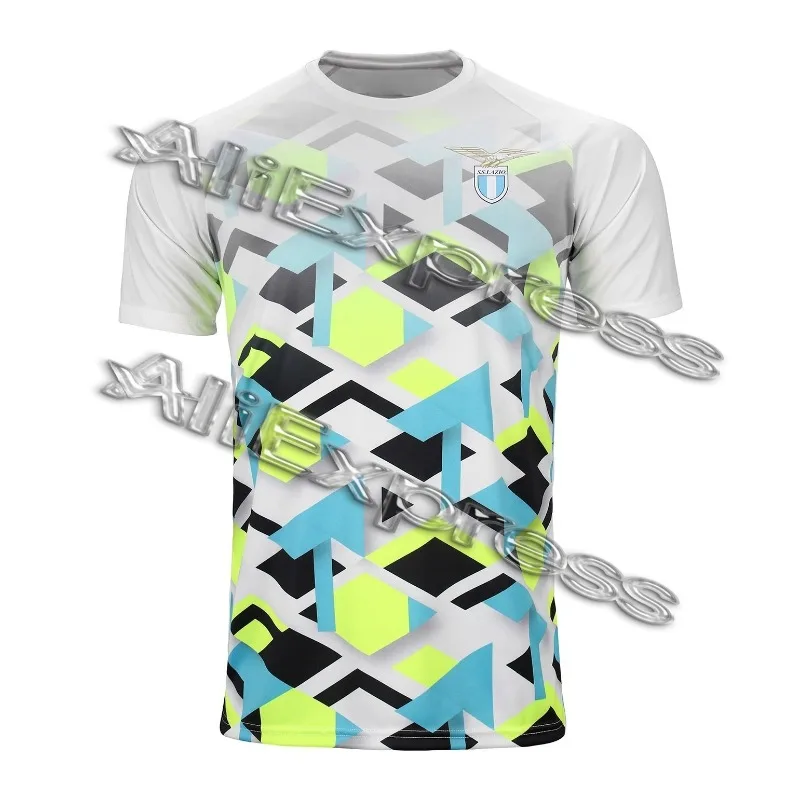 

Lazio _2024-25_ Pre Match Jersey Men's Sports Casual T-shirt Comfortable Children's Trendy Top