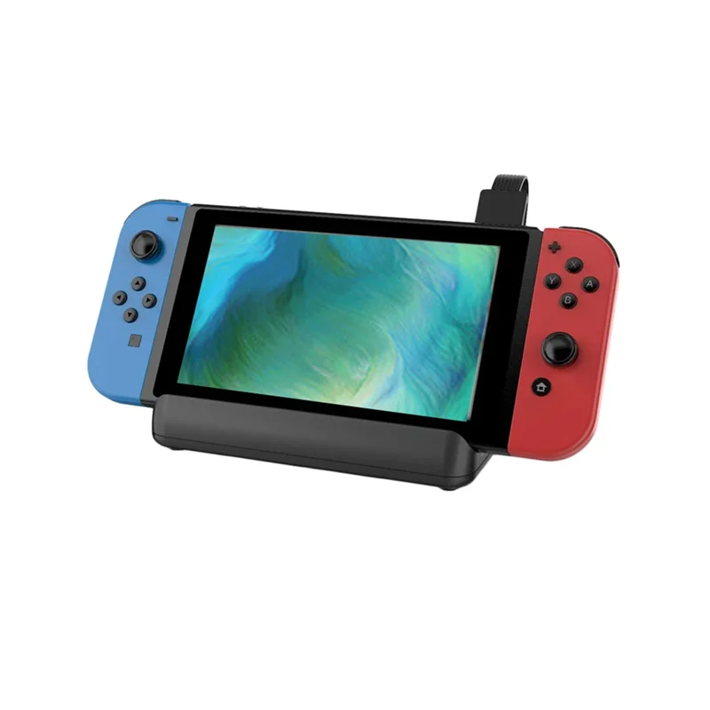 

For Nintendo Switch/OLED TV Docking Station USB-C Game Card Storage With USB2.0X2+USB3.0+PD Fast Charge+Cooling Fan-PZZW