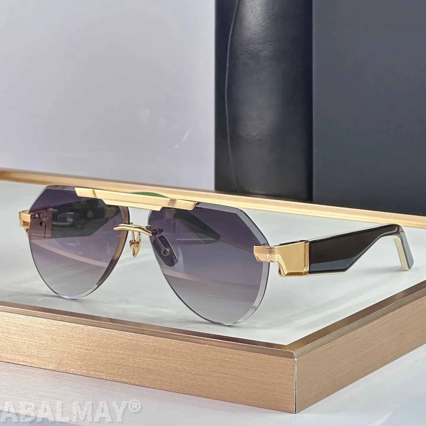 

MAY REDNG 60-17 Top Quality Mens Sunglasses for Women Fashion Trend Luxury Acetate Titanium UV400 Designer Sunglasses Frame