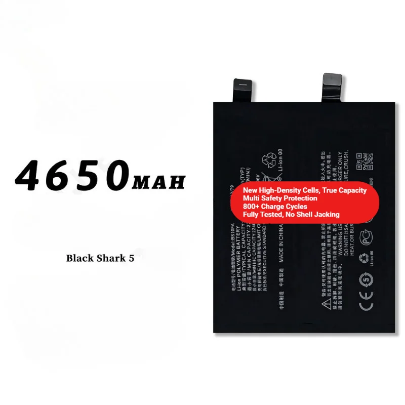 BS10FA for Xiaomi Black Shark 5 Phone Battery 0 Cycle High Quality Capacity Battery Replacement Bateria Grade A Cell with Tools