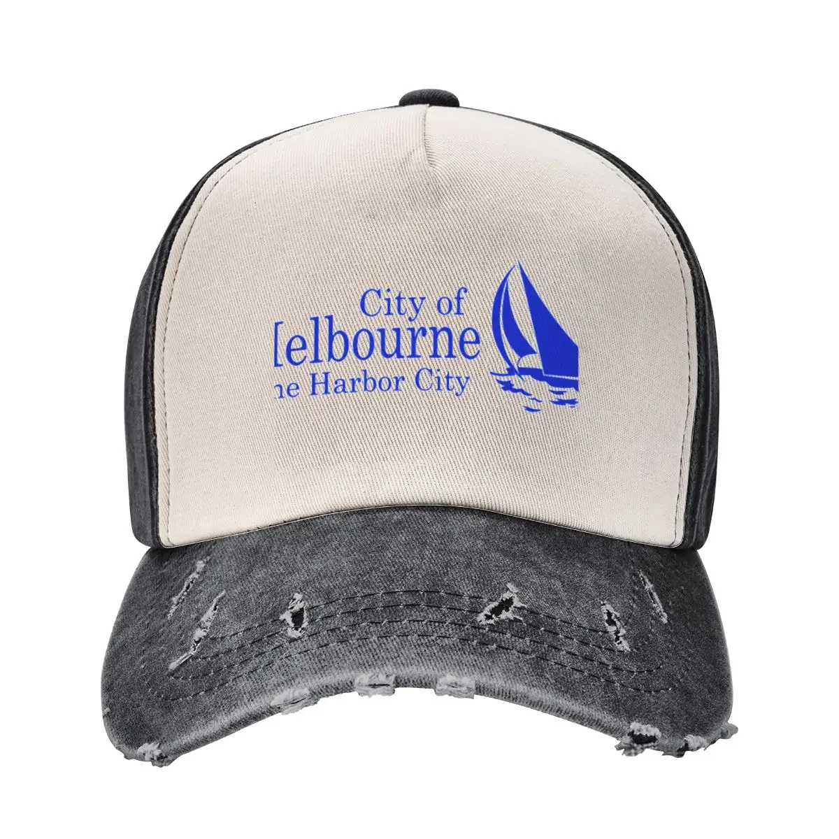 Официальный логотип Мельбурна Флориды Бейсбольная кепка походная шляпа Шляпа Пляжная пляжная сумка Брендовая мужская кепка Мужская теннисная женская кепка