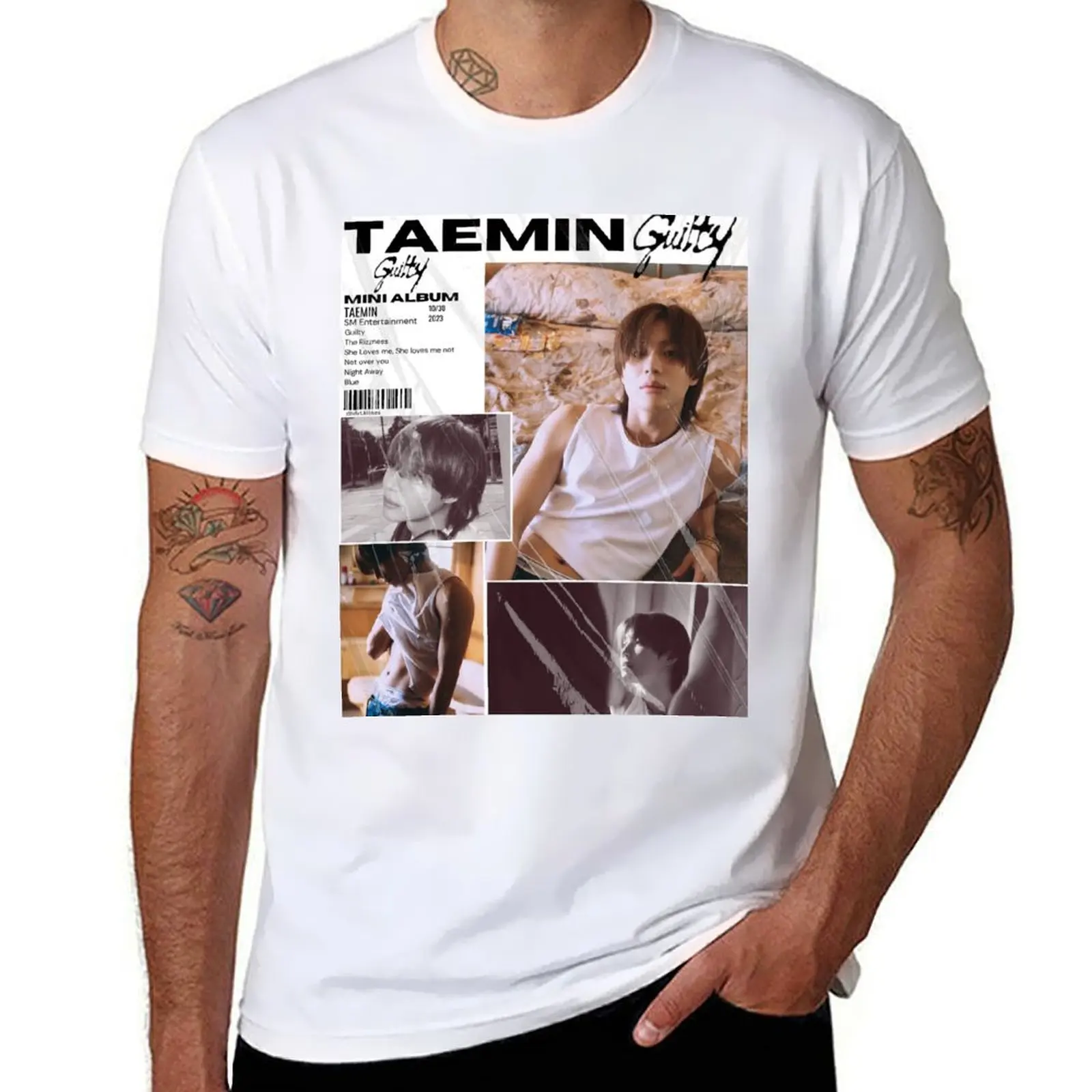 

taemin guilty T-Shirt t shirts for man cotton soft t shirt man plain T-Shirt