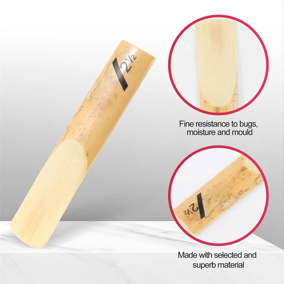 M20K 10Pcs Alto Saxophone Sax Reeds Classic Alto Reed For Riyin Saxophone 2.5 Strength 2 1/2 Music Xmas Gift Musical Instruments