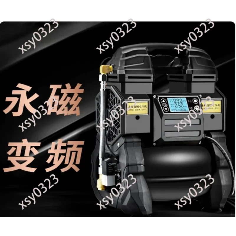 220V Oil-free Silent Brushless Inverter Air Compressor Mini High Pressure Pump For Woodworking Spraying