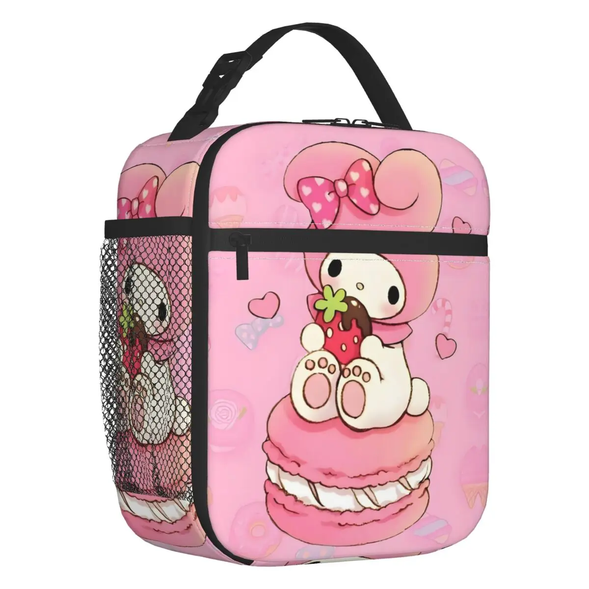 

Custom Melody Resuable Lunch Boxes Classical Anime Cartoon Movie Cooler Thermal Food Insulated Lunch Bag School Children Student