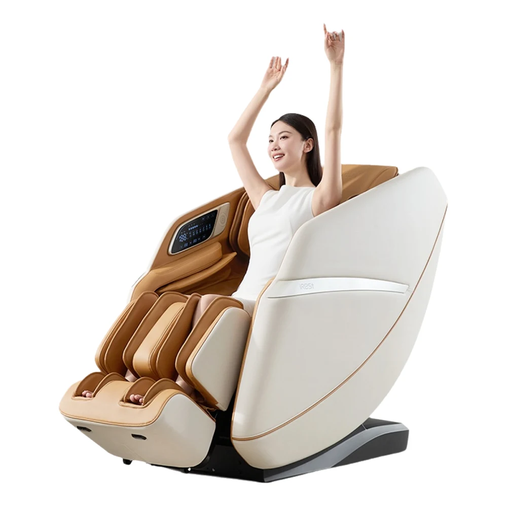 Temperature Sensation Sl Track High Elastic Cushion Full Body 4d Massage Chair