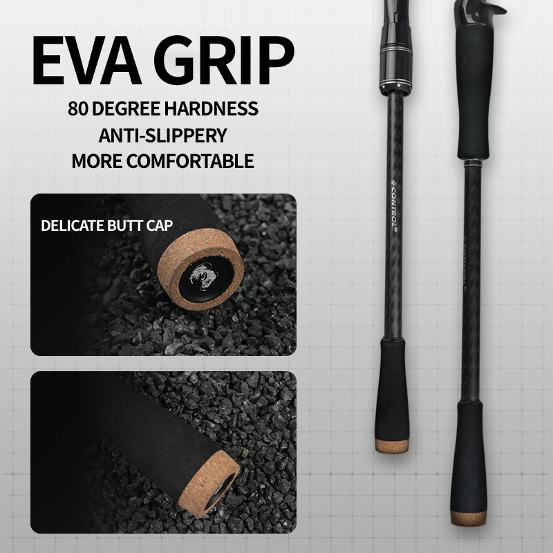 Детайл от бланката на Genhike Prime Edge карбонова въдица