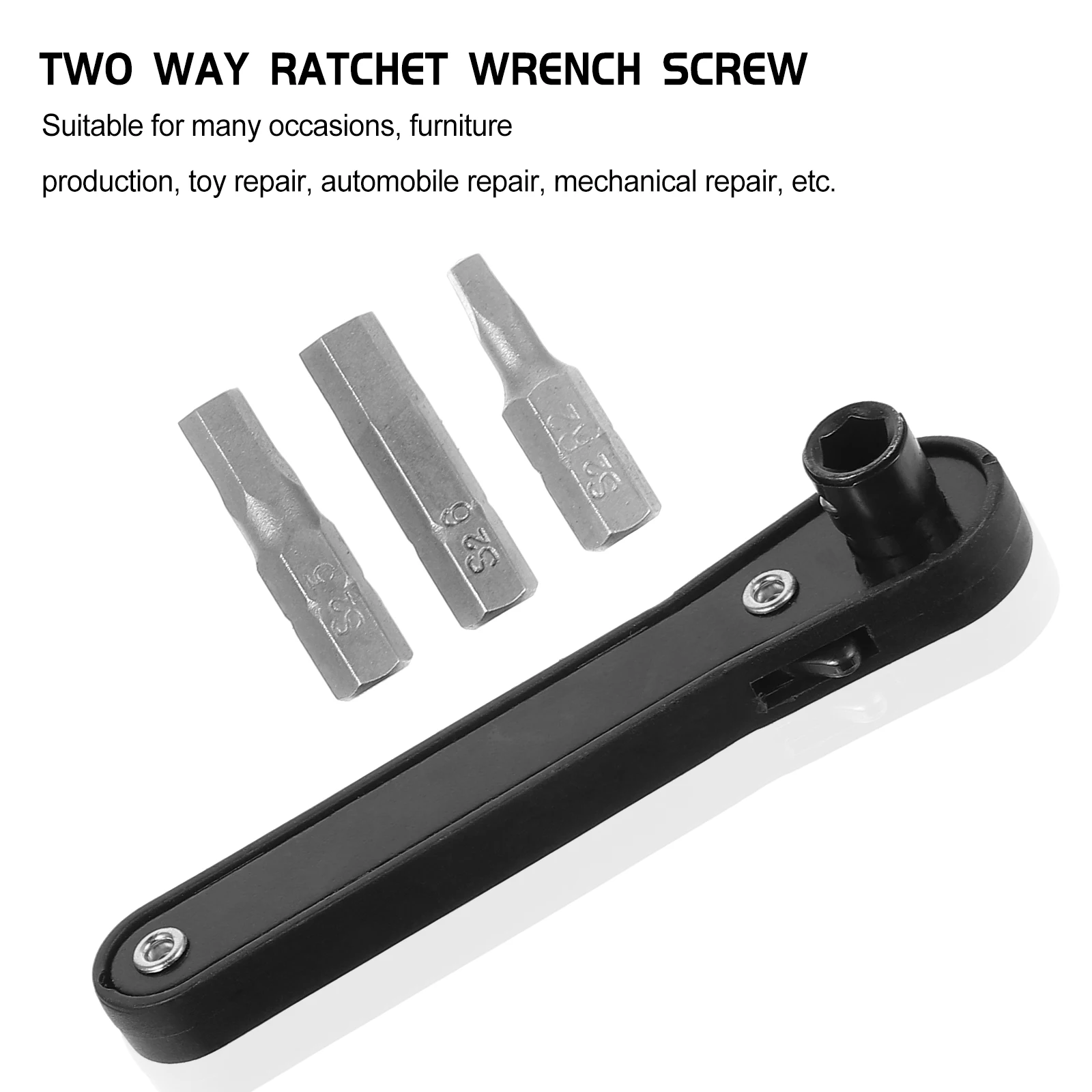 

11pcs Screwdriver Set Compact Ratchet Wrench Multi Function Tool For Home Repair Auto Mechanical Steel Bidirectional Driver