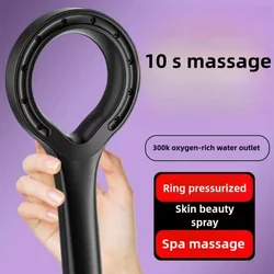 Heart Ring Spray Booster Shower Heads High Pressure Shower Head Home Shower Sets Bathroom Rain Shower Mixer Bathroom Accessories