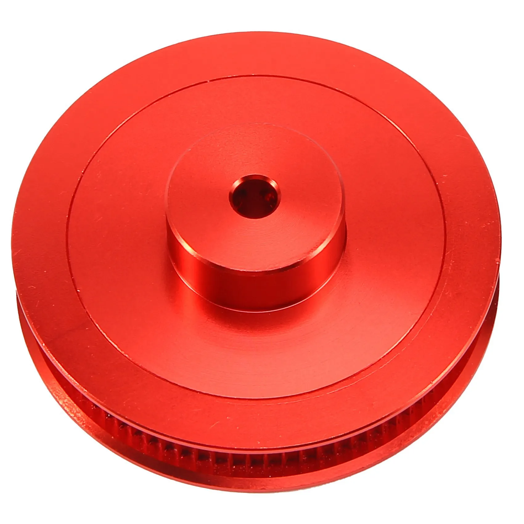 Anodized 80 Teeth 2MGT/2GT Synchronous Pulley Bore 5mm for Width 6mm GT2 Timing Belt Wheel 80Teeth 80T(Red)