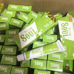 New Arrival 96.9% Green SOUL Tattoo Cream Before Permanent Makeup Piercing Eyebrow Lips Body Skin