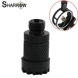 AC106 Bow Sight Device Sight Purple Light Adjustable Third Gear LED Fit 3/8