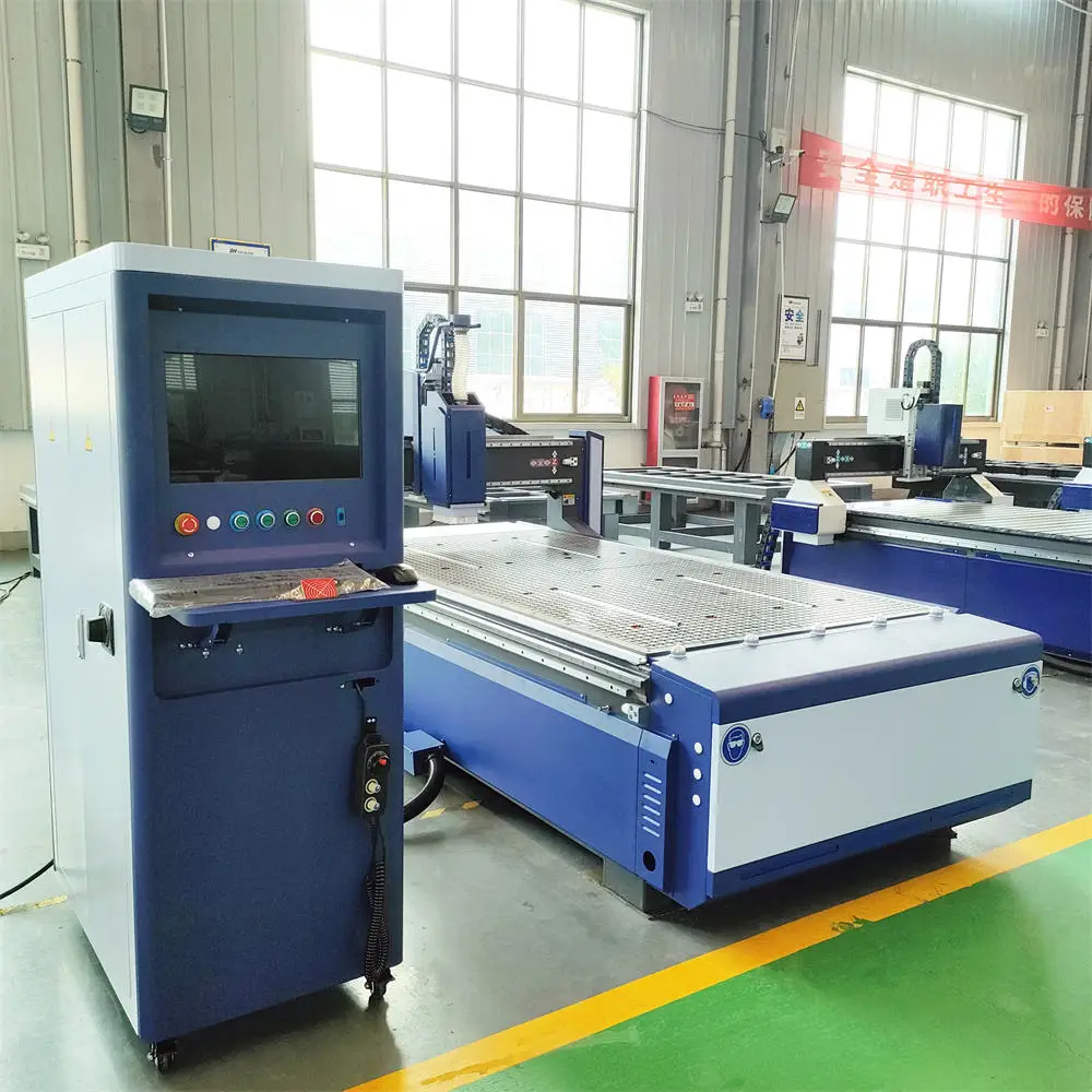 Aluminum Acrylic Wood Engraving CNC Router Machine 3Axis Vacuum Table NC Mach3 Bearing Motor Wood Carving Machine For Sale