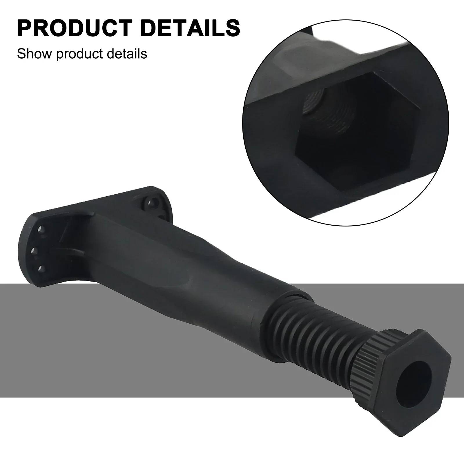 Sturdy Adjustable Plastic Telescopic Furniture Stand Extra Long Retractable Design Hexagonal Bottom For Stability