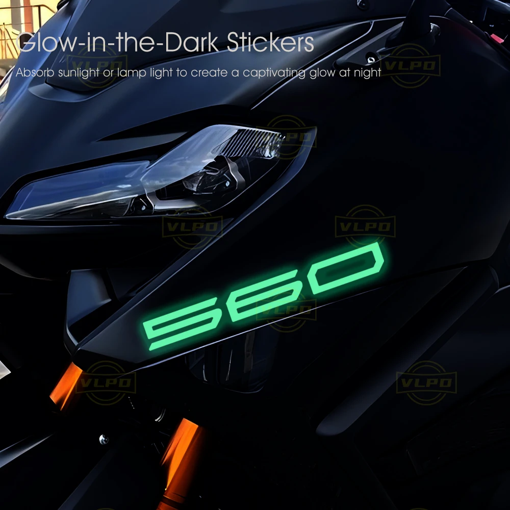 Motorcycle Glow Stickers Waterproof Decal for Yamaha Tmax 560 Tmax560 2020 2021 2022 2023 2024 2025 2026 Accessories