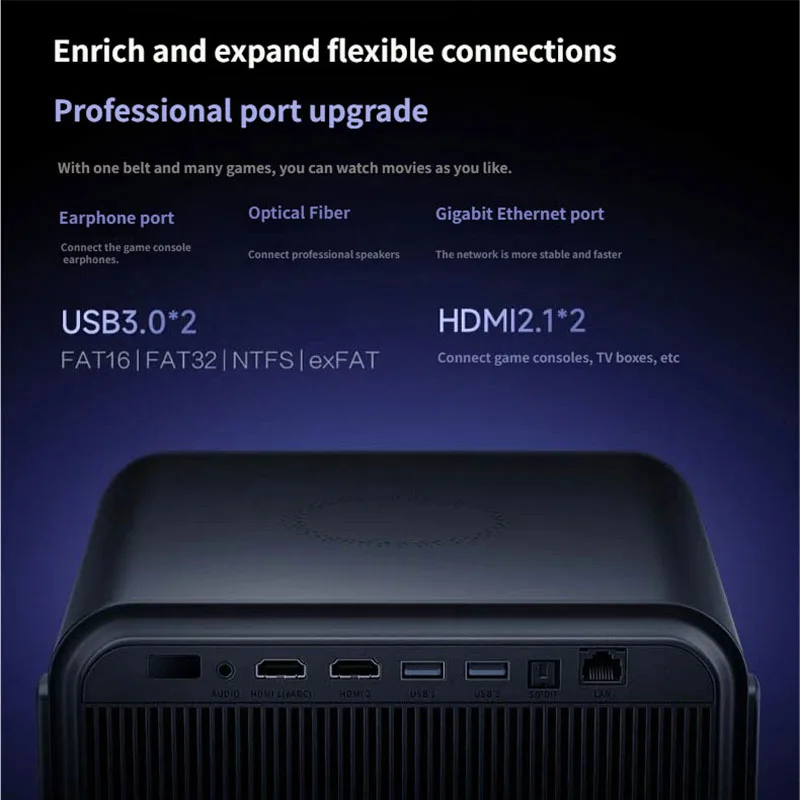 Picture 6: PT40-SG 4K tri-color  projector, 4000 lumens, smart conference and home theater projector with autofocus
