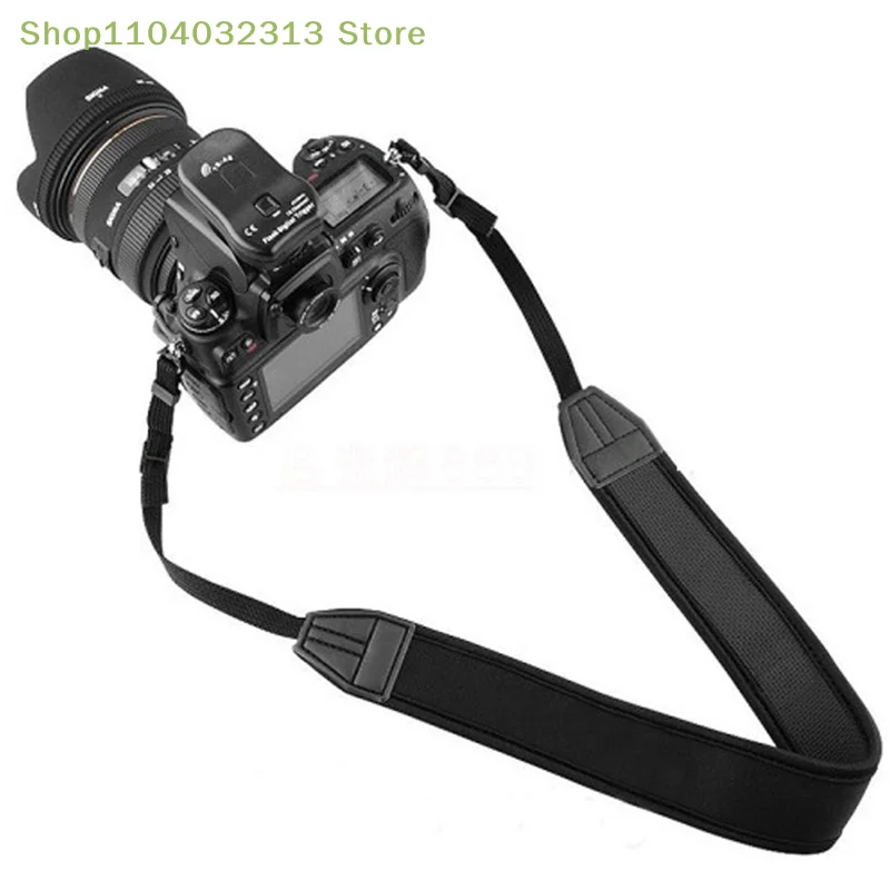 petiteUniversal Neck Shoulder Strap Sling Belt  Adjustable Thick Anti-slip Black Straps for Universal StrapsDigital DSLR Camera