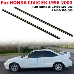 4Pcs Car Window Weather Strip Waterproof Pressure Strips for HONDA CIVIC EK 1996-2000