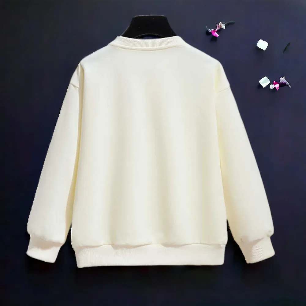 Baby Kids Outfits Floral Sweatshirts for Girl Shirts School Uniform Teens Lace Flower Children Clothes Tops 3 5 7 9 11 13 Years image 4
