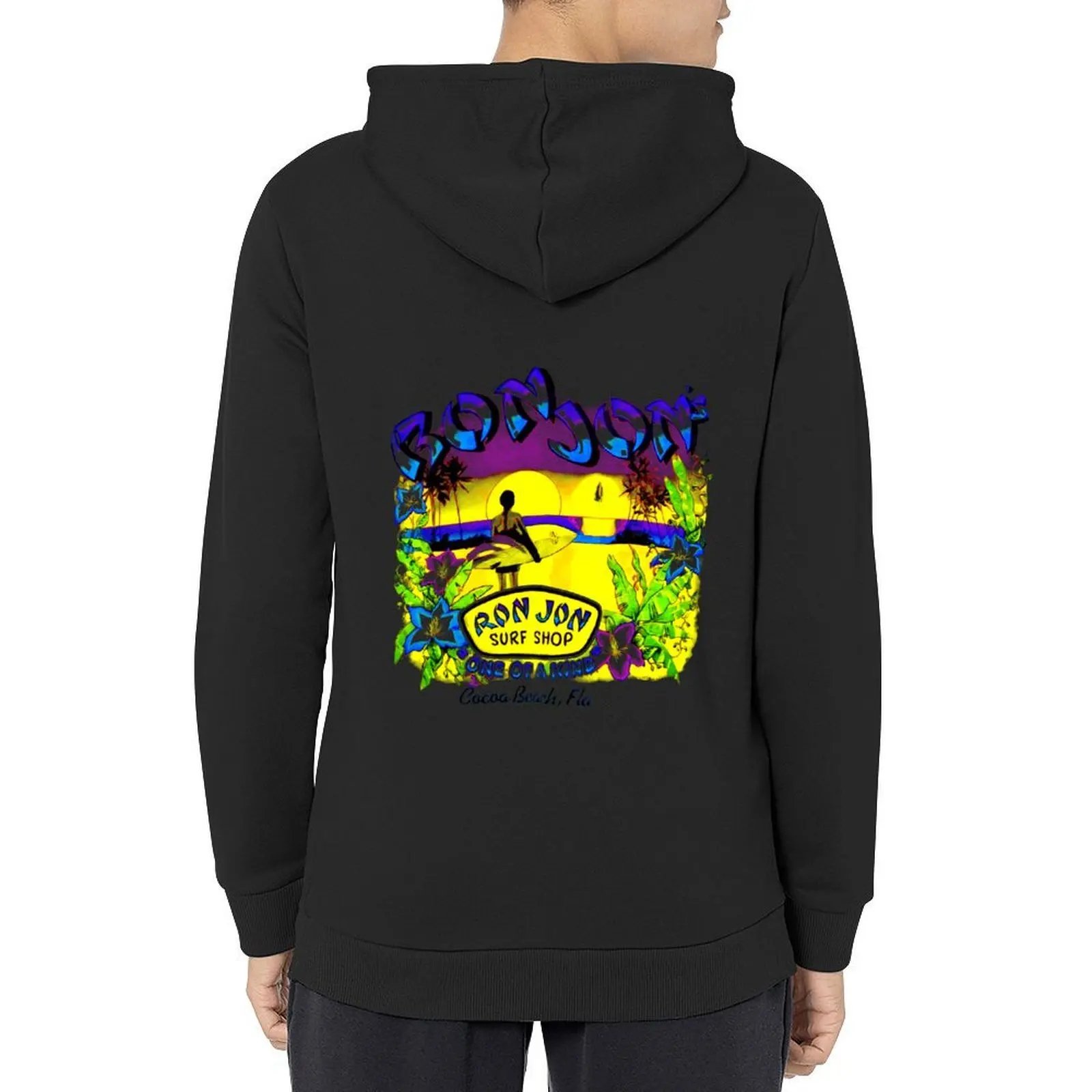 

80s Ron Jon Surf Cocoa Beach Hoodie graphic t shirts men men wear aesthetic clothing men clothes man hoodie