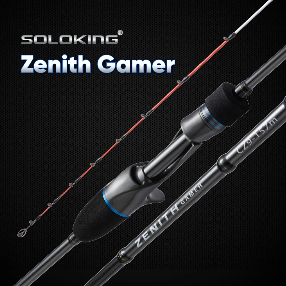 

SOLOKING Zenith Gamer Squid Fishing Rod Titanium Tip 1.57m MH Fast Casting Jigging Rod for Cuttlefish Octopus Boat Fishing Rod