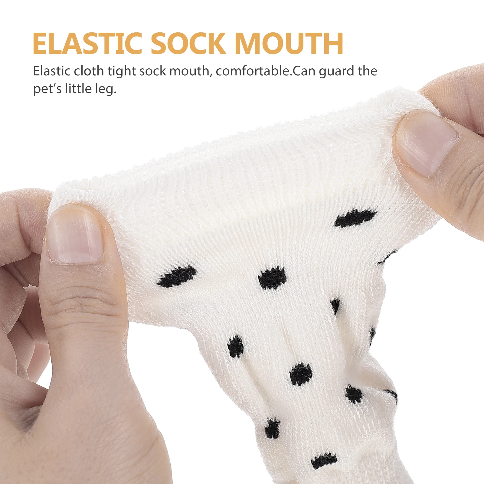

4 Pcs Hock Leggings Warm Leg Adorable Dog Pet Warm Dog Socks Socks Cotton Elastic Pet Leg Joint Cover