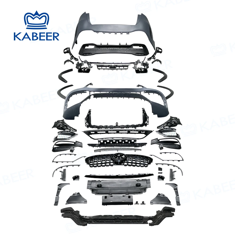 

Kabeer Body Kit for Mercedes GLE Coupe W167 GLE350 2020-2022 GLE 63 Style Body Kit With Bumper Front Grill/ Diffuser