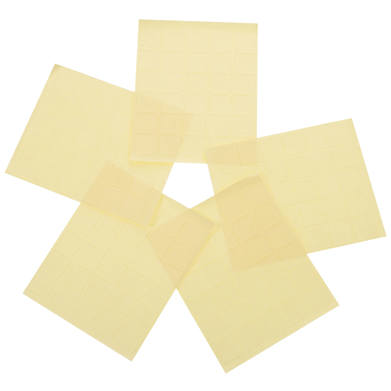 

150 Pcs Sided Tape Clear Stickers Waterproof Removable Adhesive Square Craft Balloon Wedding Dual Sided Tape Car DIY