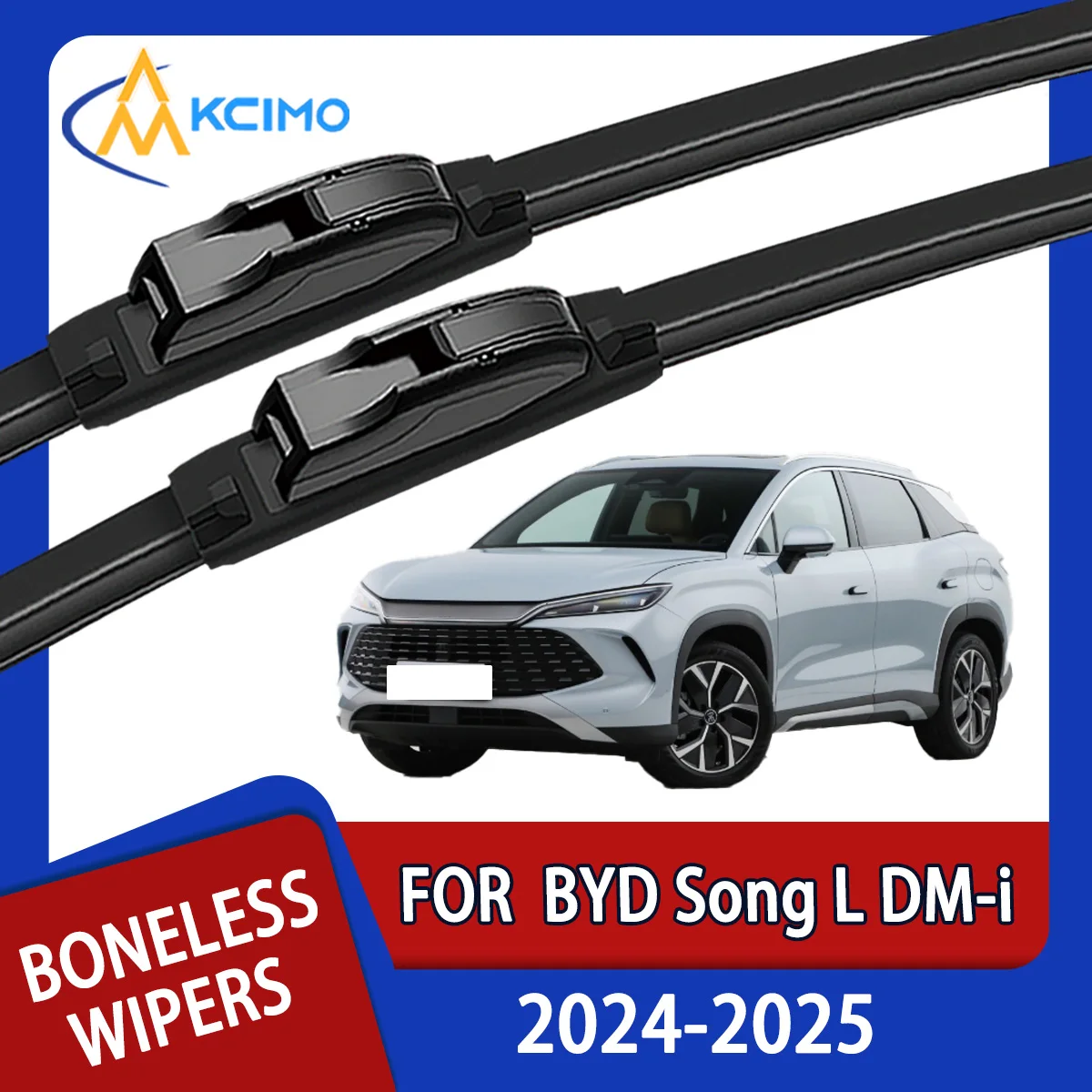 

2Pcs Front Windshield Wiper Blades For BYD Song L DM-i 2024-2025 Windscreen Window Car Accessories