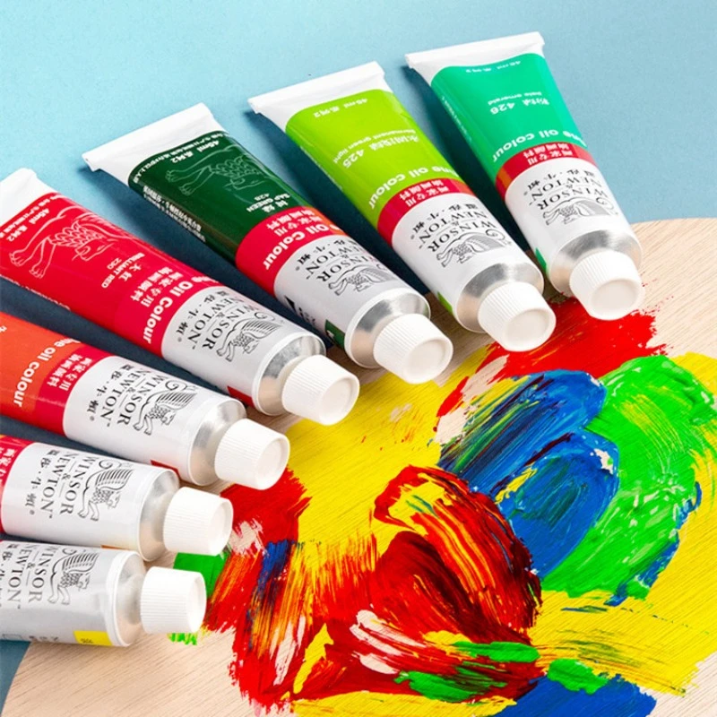 

Acrylic Paints Professional 45ml Tubes Artist Drawing Gouache Fabric Glass Oil Painting Pigment Hand Painted DIY Art Supplies