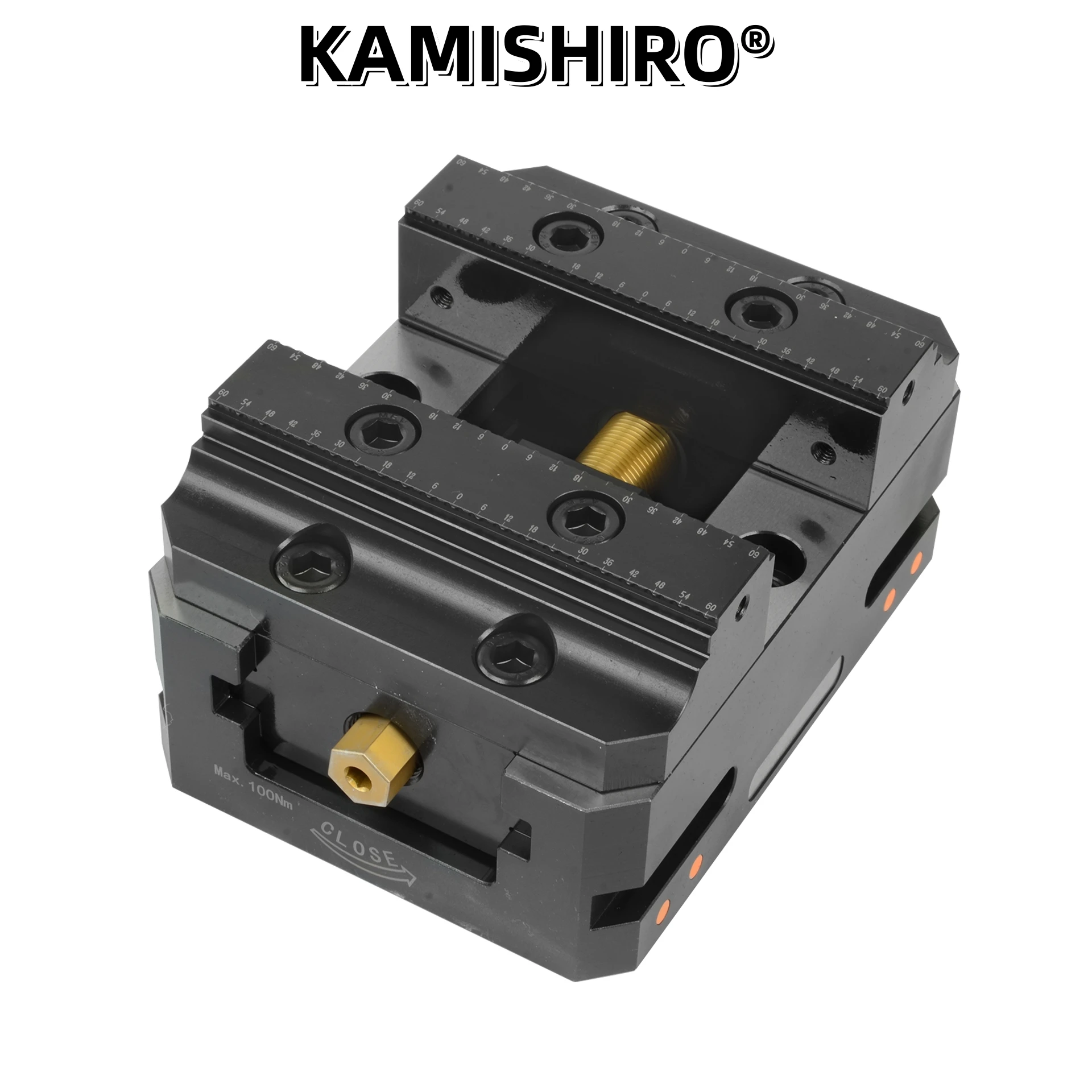 7inch Lang Vise Makro Grip 5thaxis Cnc Tools Self-Centering Vise 125mm for Rotary Table Milling Machine Precision Vice Kamishiro
