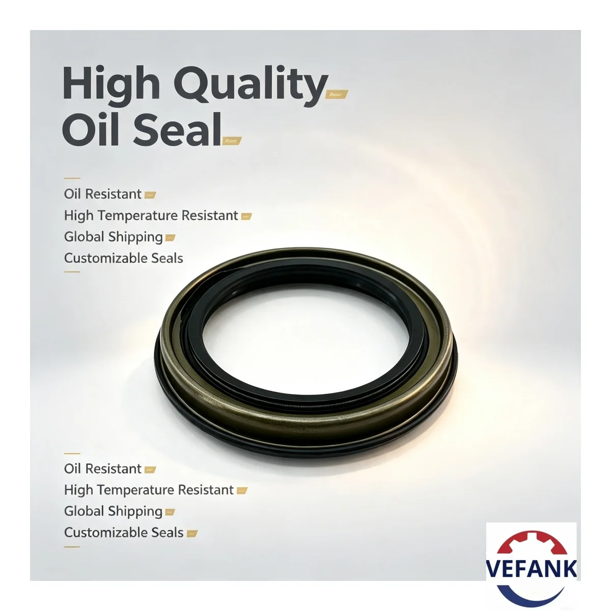 56*74/78*8/11mm, Oil Seal, NBR, Black, Factory direct sales, in stock, worldwide shipping, high-quality auto parts.