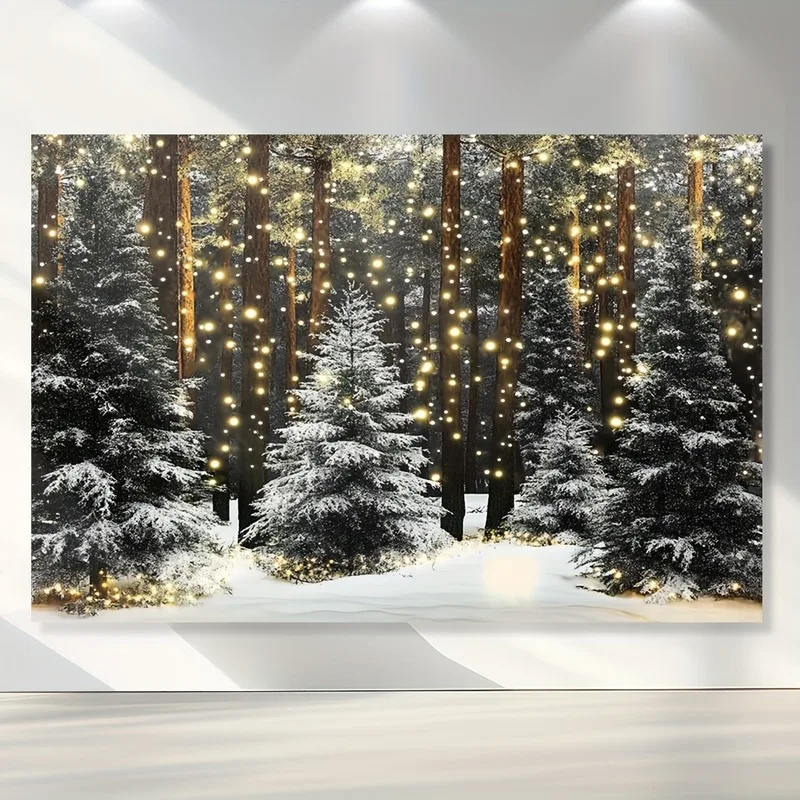 VIKAMA Christmas Manger Scene Tapestry, Nativity with Dove Sheep, Religious Wall Hanging for Home Church Bedroom Decor