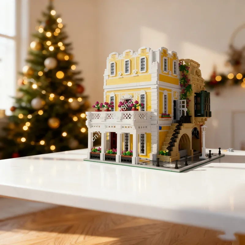 

3490pcs MOC Florentine Palazzo Modulared Model Building blocks Christmas gifts Architecture DIY idea Education Brick toys Kids