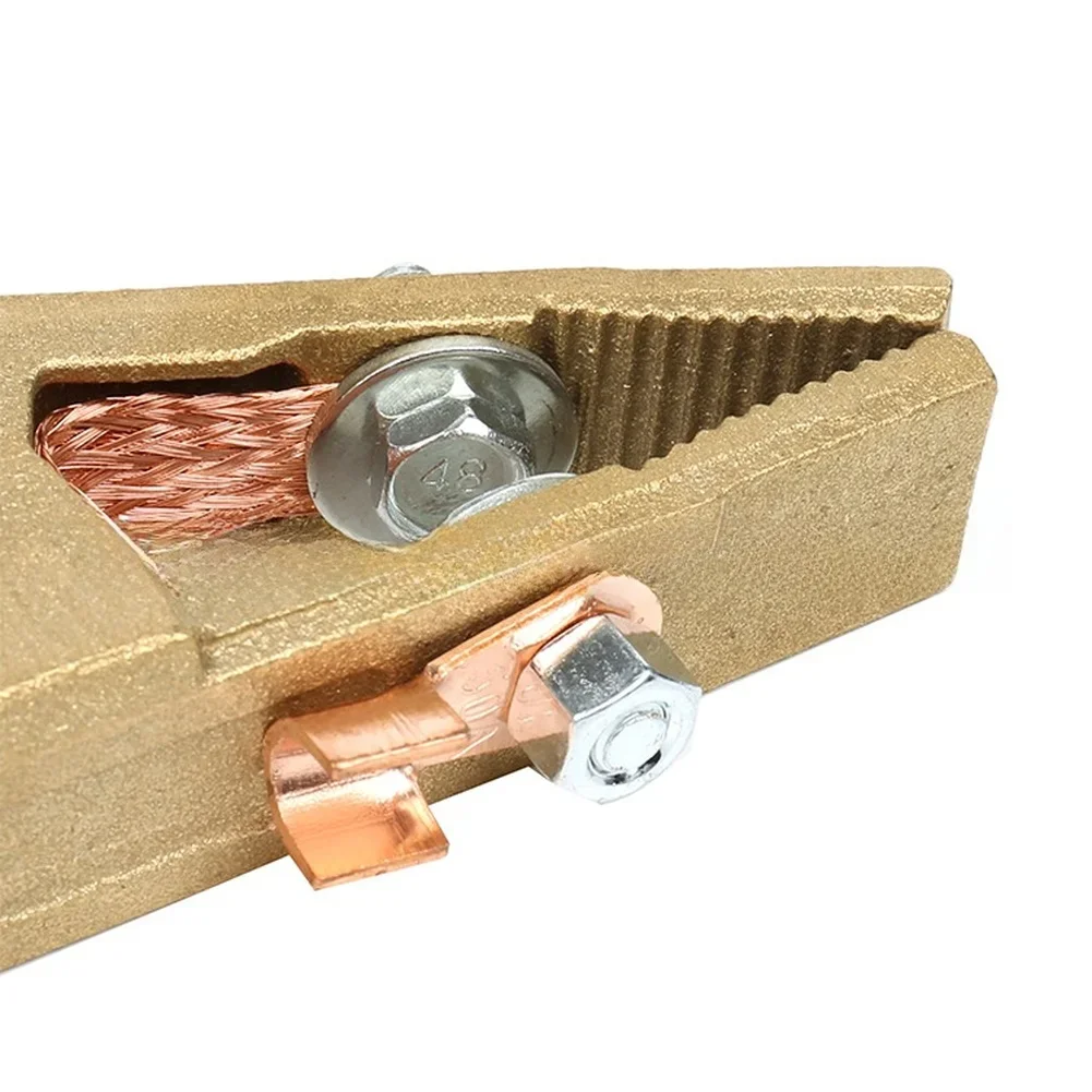 300A Heavy Duty Copper Ground Clamp for Welding For Electrical Work Tools Wide Compatibility and Stable Performance