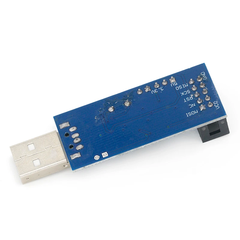 USBASP-USBISP AVR 프로그래머 USB ATMEGA8 ATMEGA128, ATtiny/CAN/PWM 10 핀 와이어 모듈, DIY + 10 핀-6 핀 어댑터 보드, 1 세트