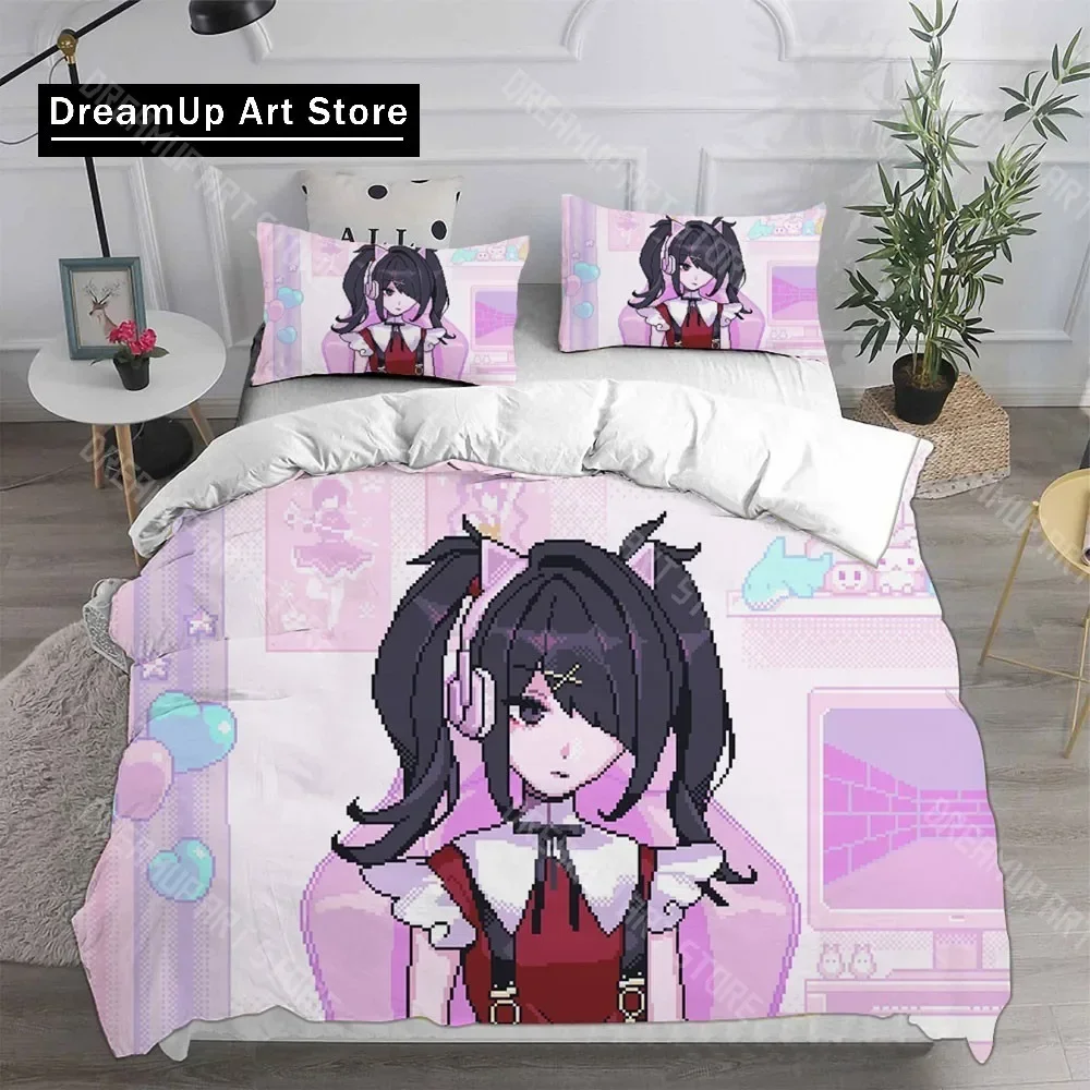 2026 Cute Game NEEDY GIRL OVERDOSE Bedding Sets Bed Cover Comforter Duvet Cover Pillow Case 2-3 Pieces Set Single Double Large S
